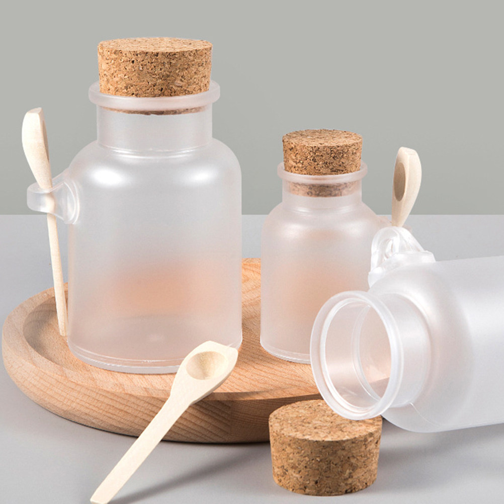 Bath Salts Jar - 6 Set di Flaconi Vuoti Ricaricabili