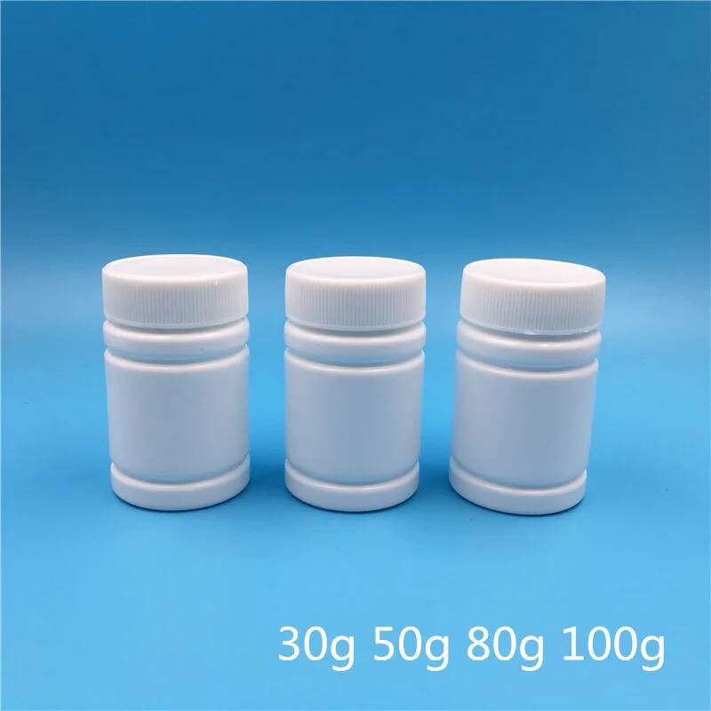 Bath Salts Jar - Barattoli vuoti in plastica bianca HDPE