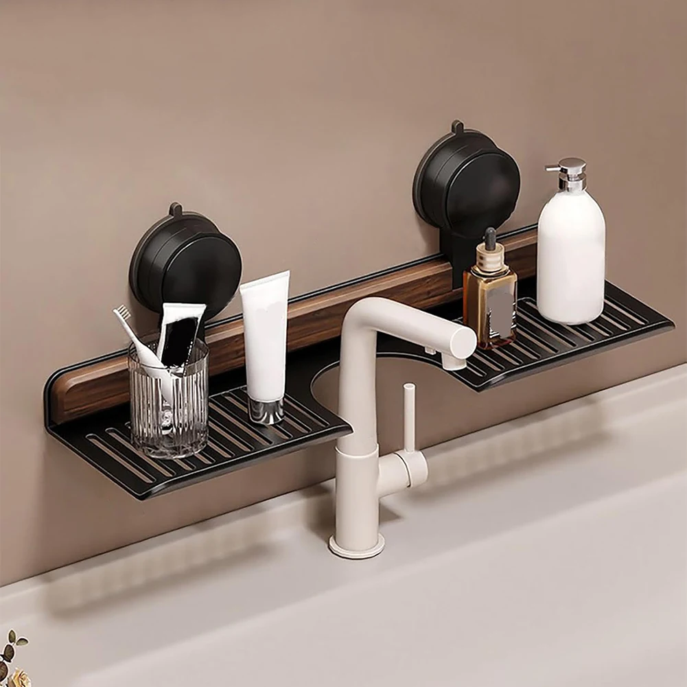 Tiny Home Bathroom Kit - Mensola da Bagno E5 in Noce