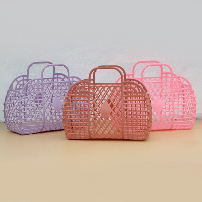 Home And Bathroom - Cesto doccia staccabile in plastica, borsa