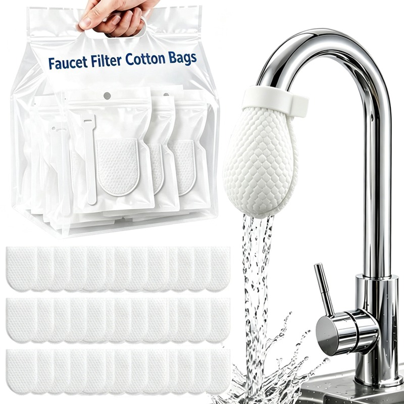 Home Bathroom Taps - 300/30x Sacchetti in cotone per filtro