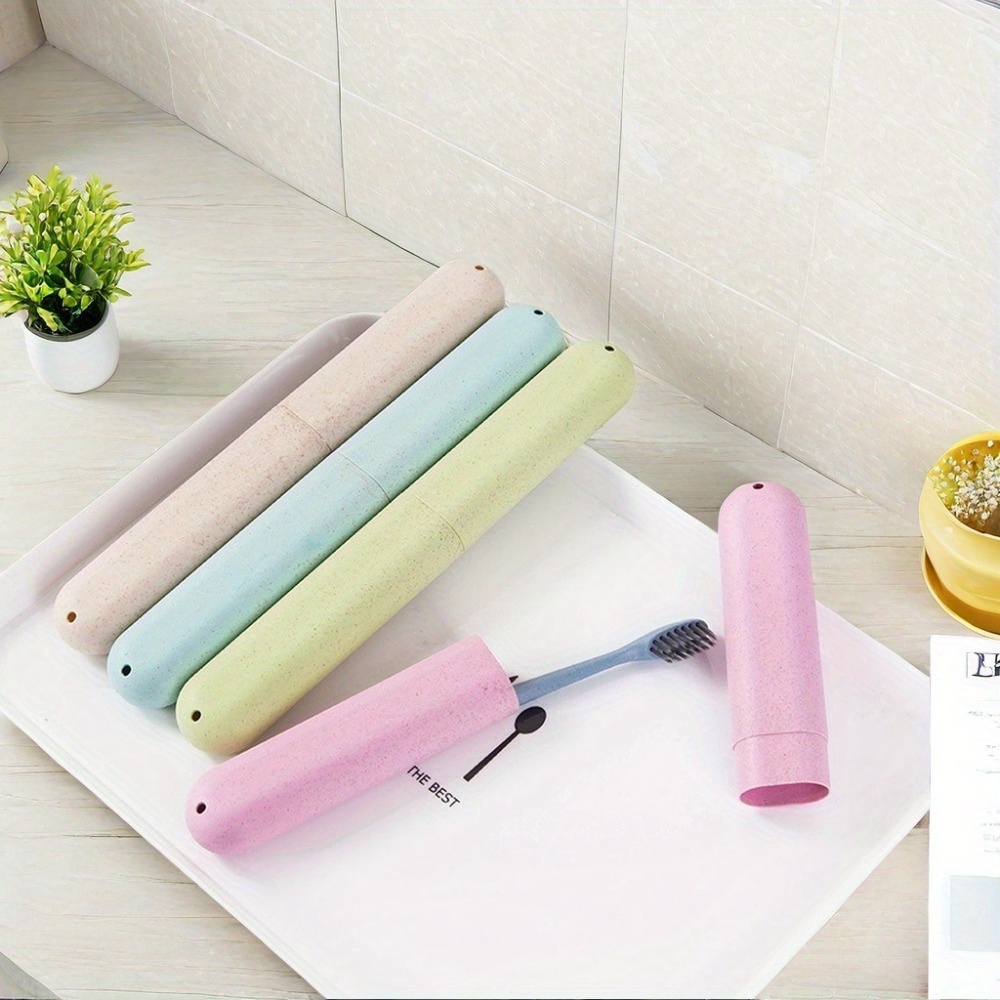 Toothbrush Holder Set - 2 pezzi/set portaspazzolino in paglia da