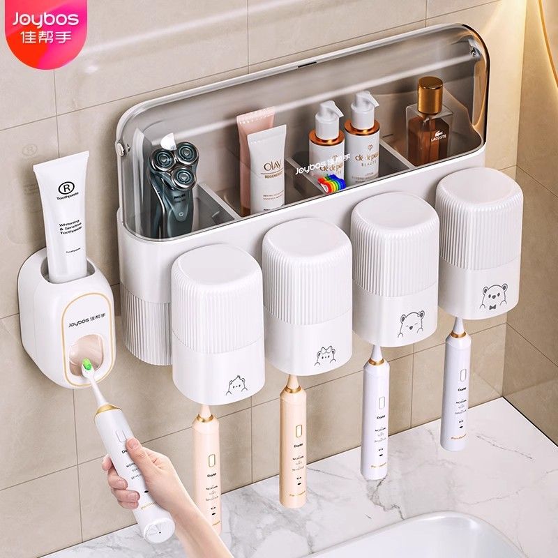 Toothbrush Holder Set - Portaspazzolino da Denti da Parete Senza