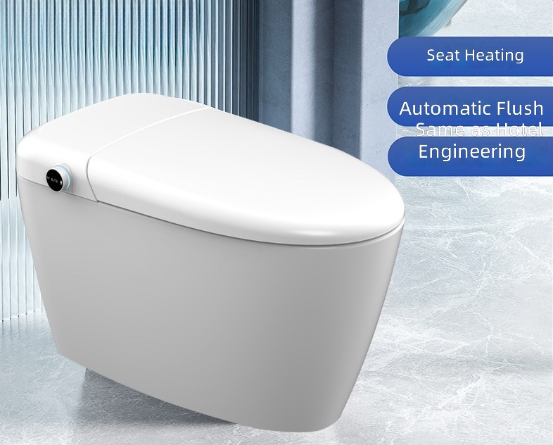 Home And Bathroom - Sedile WC Intelligente Riscaldato, Scarico Automatico,