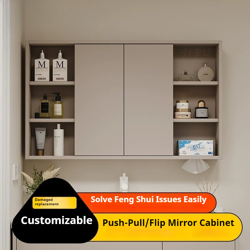 Bathroom Cabinet Mirror - Specchio da Bagno LED Retroilluminato Antiappannamento