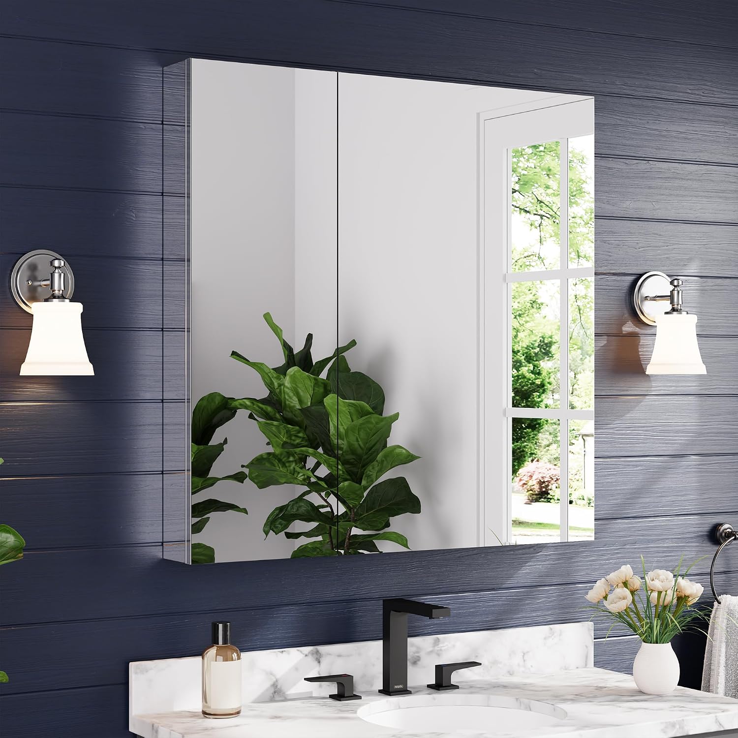 Bathroom Cabinet Mirror - Armadietto per medicinali con specchio 44