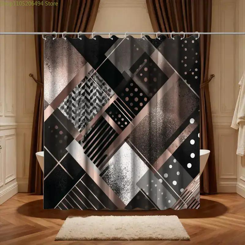 Home Decor Bathroom Ideas - Tenda da Doccia Moderna con Motivo