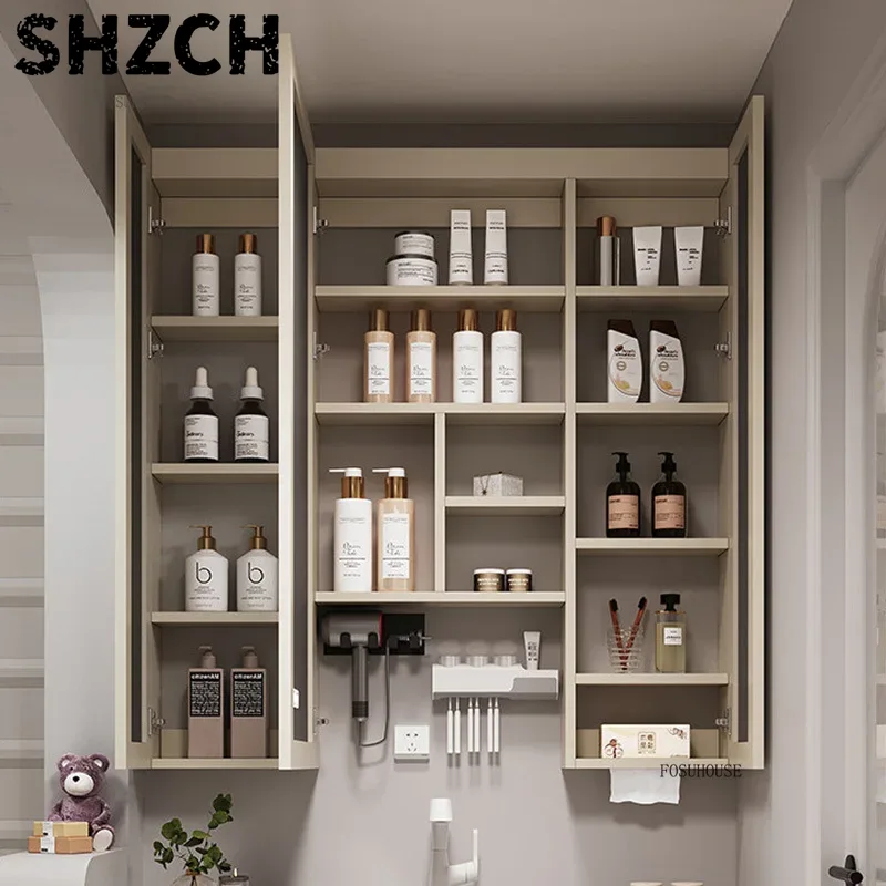 Bathroom Cabinet Mirror - Specchio da Bagno Moderno Rinforzato con
