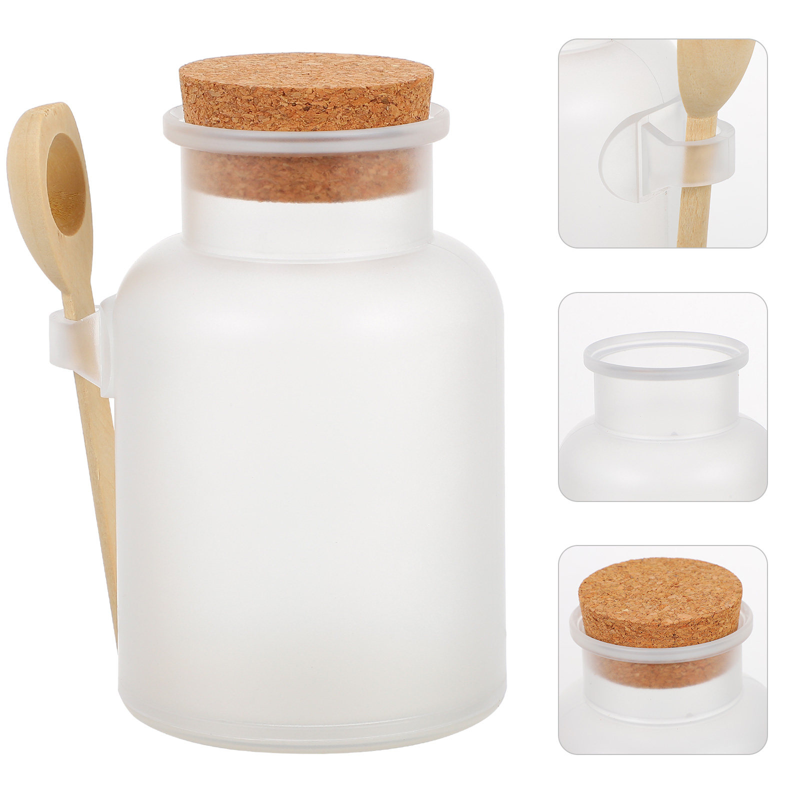 Bath Salts Jar - 1 Pezzo Contenitore Portatile Vuoto Ricaricabile