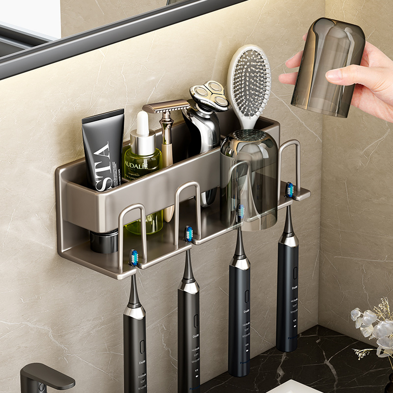Tiny Home Bathroom Kit - Mensole da Bagno a Parete, Porta
