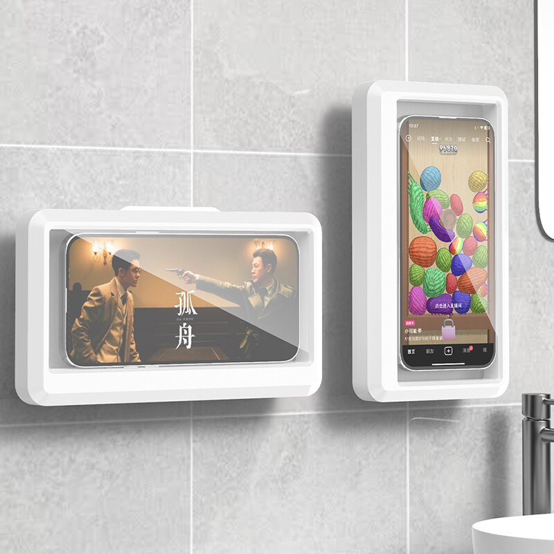 Home And Bathroom - Supporto Impermeabile per Telefono da Bagno,