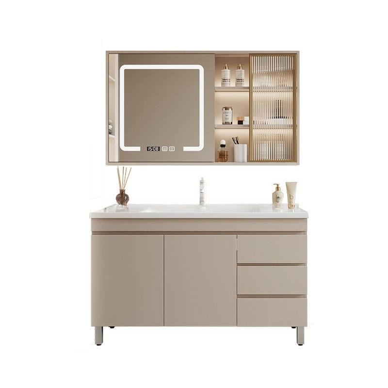 Bathroom Cabinet Mirror - Mobile Bagno in Legno Massello con
