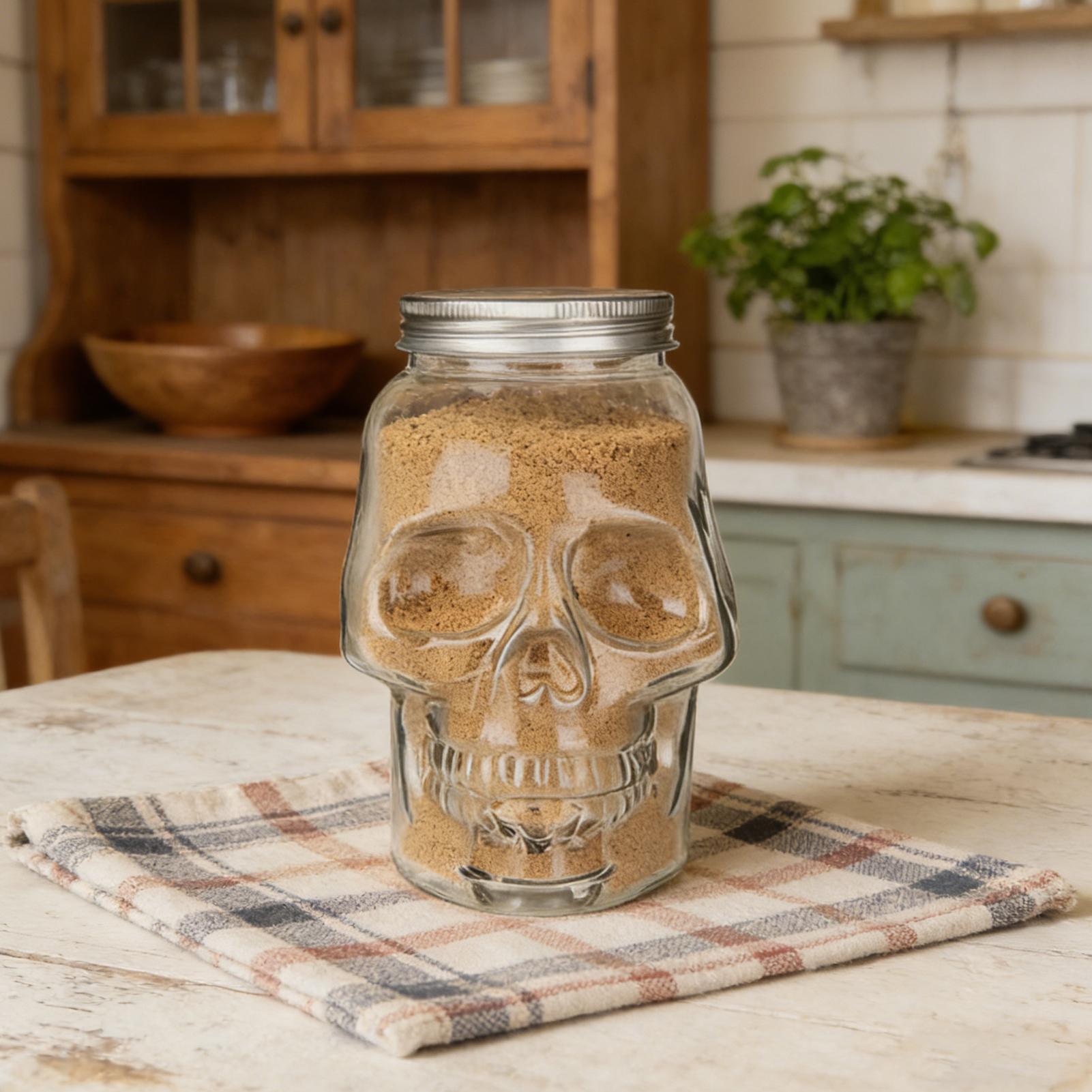 Barattoli a Forma di Teschio U - Bath Salts Jar recensione e prezzo