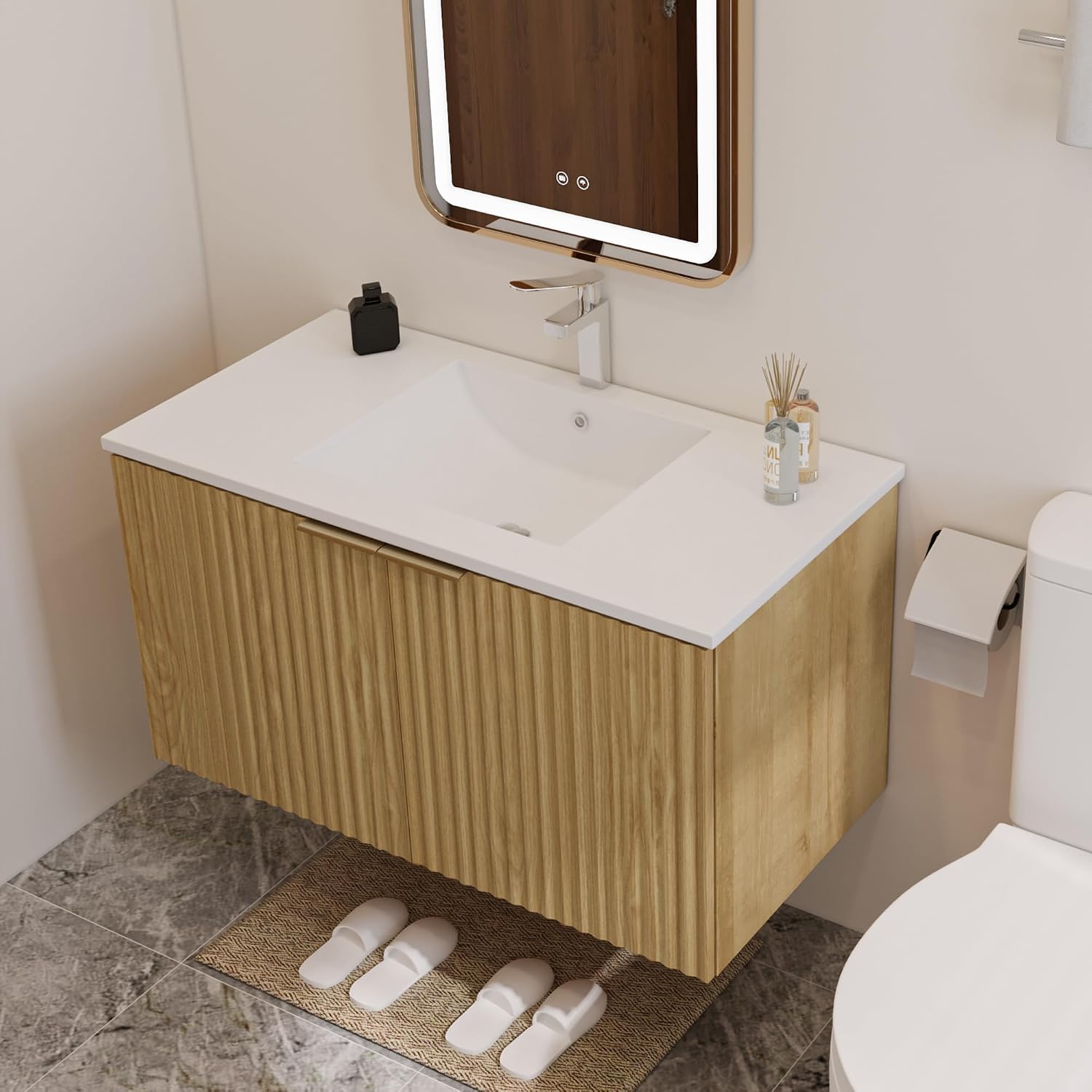 Mobile bagno moderno sospeso c - Home And Bathroom recensione e prezzo