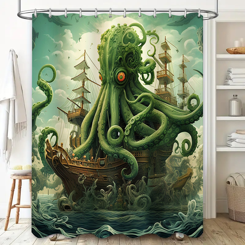 Tenda da doccia per nave polpo - Home Decor Bathroom Ideas recensione e prezzo