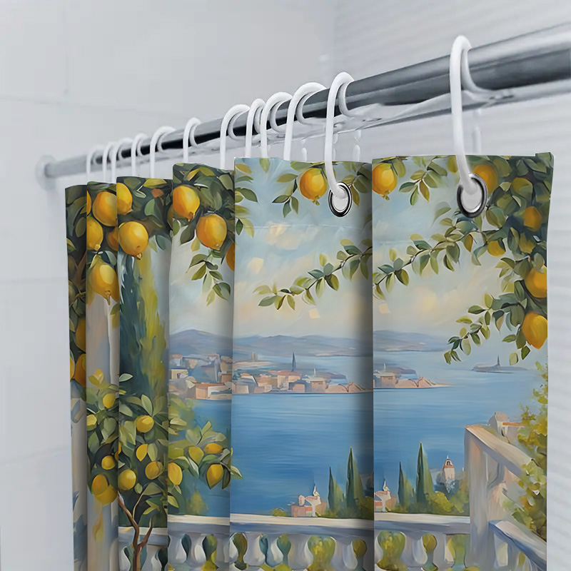 Tenda da Doccia con Motivo Lim - Home Decor Bathroom Ideas recensione e prezzo