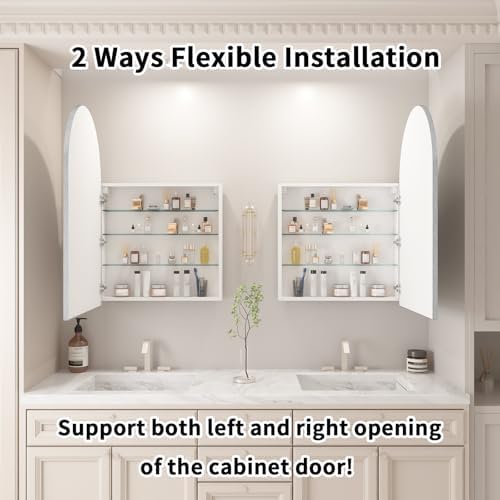 Specchio da bagno ad arco 24x3 - Bathroom Cabinet Mirror recensione e prezzo