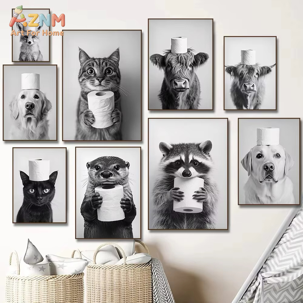 1 Pezzo, Stampa su Tela con Mu - Home Bathroom Pictures recensione e prezzo