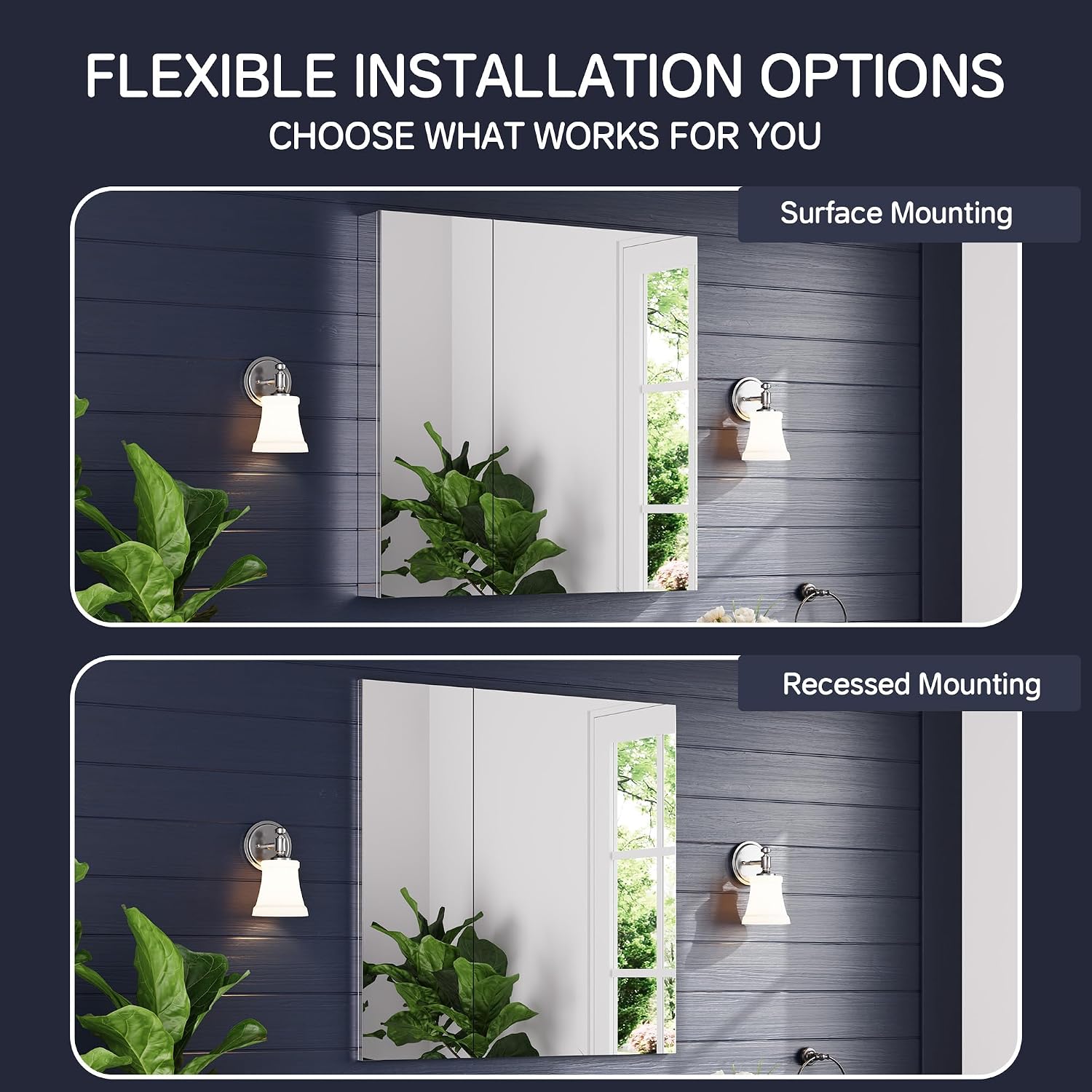 Armadietto per medicinali con  - Bathroom Cabinet Mirror recensione e prezzo