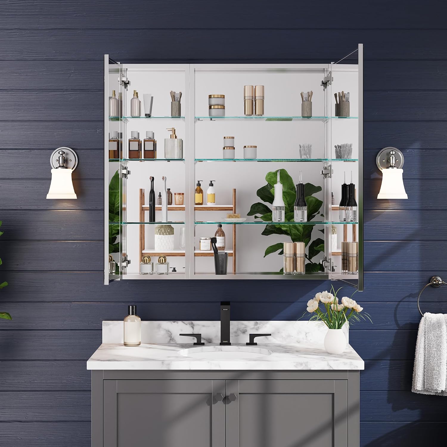 Armadietto per medicinali con  - Bathroom Cabinet Mirror recensione e prezzo