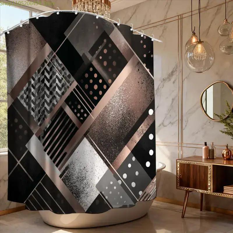 Tenda da Doccia Moderna con Mo - Home Decor Bathroom Ideas recensione e prezzo