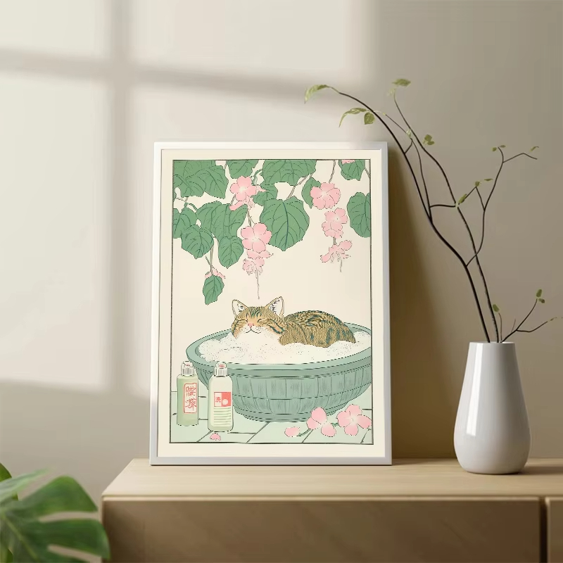 Quadro Senza Cornice Gatto nel - Home Bathroom Pictures recensione e prezzo