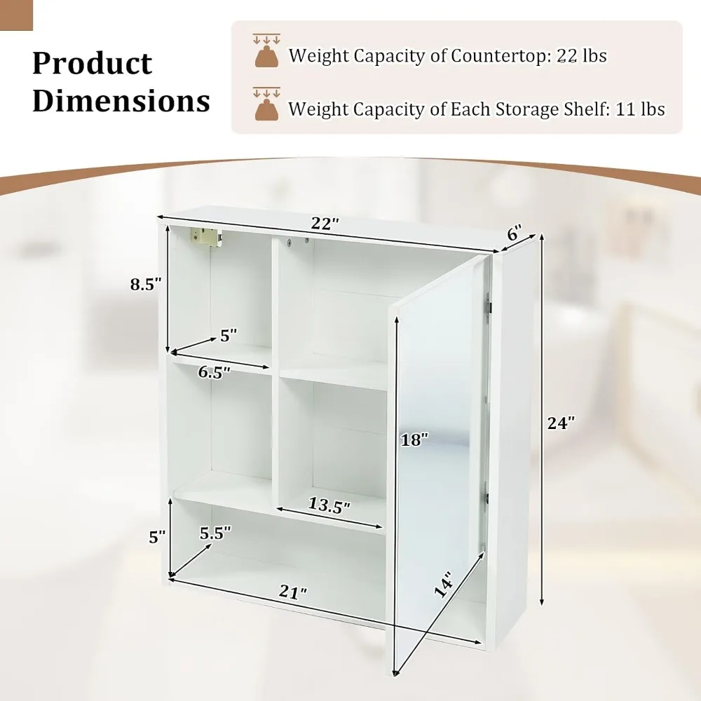 Armadietto a Specchio da Bagno - Bathroom Cabinet Mirror recensione e prezzo