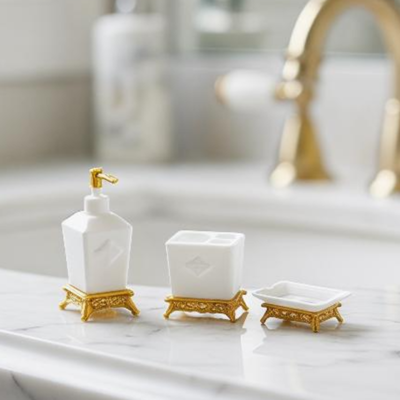 Set di accessori da bagno in m - Toothbrush Holder Set recensione e prezzo