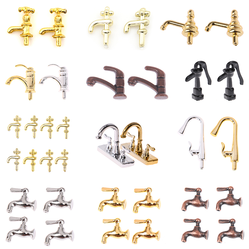 1/2/4/12PCS 1:12 miniatura met - Home Bathroom Taps recensione e prezzo