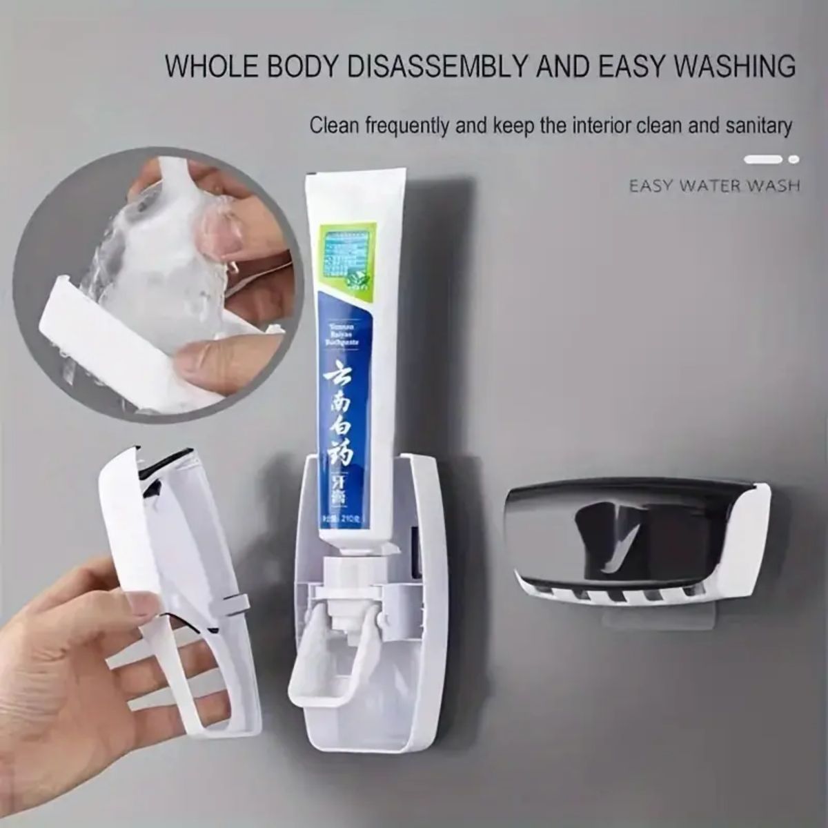 1 set di dispenser automatico  - Toothbrush Holder Set recensione e prezzo