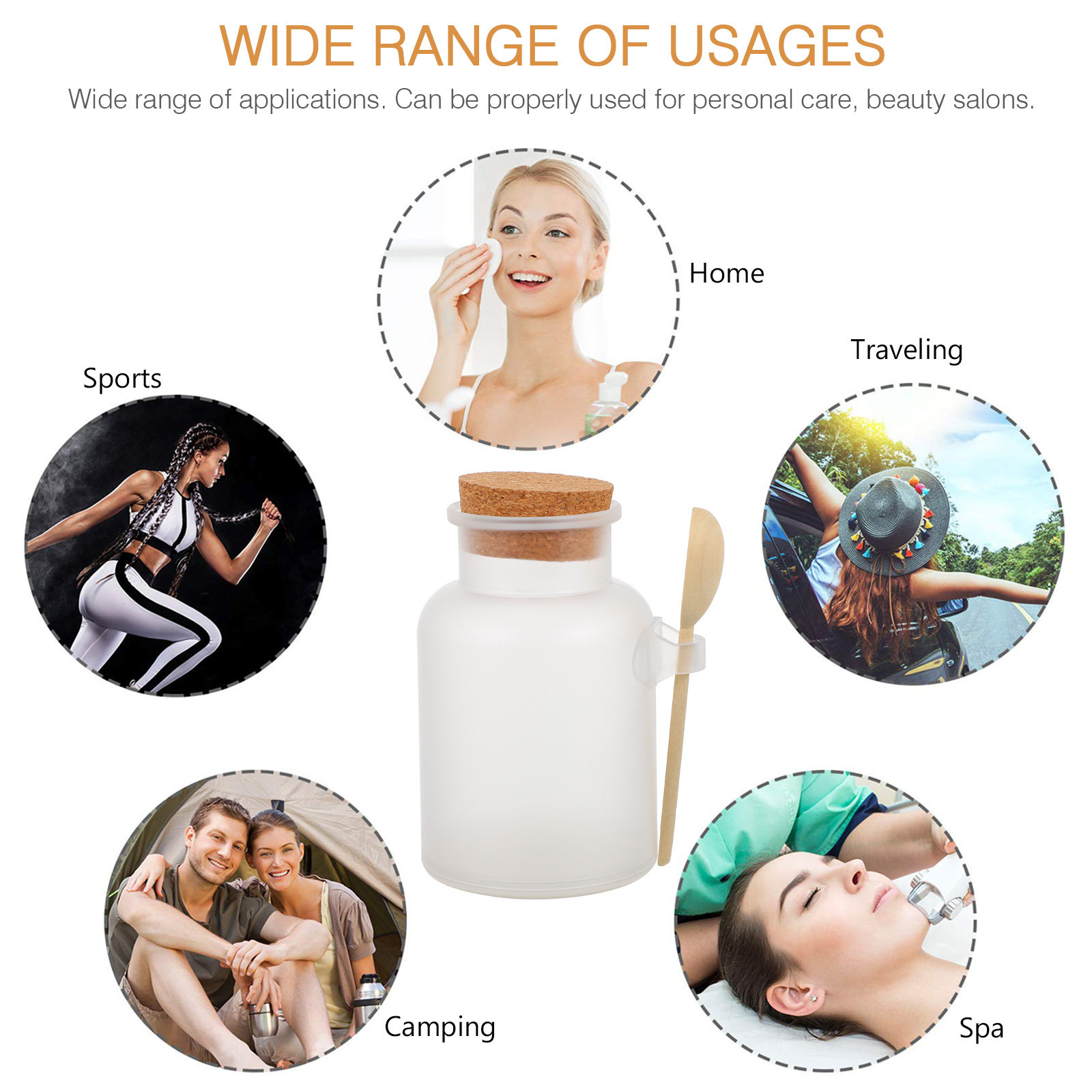 1 Pezzo Contenitore Portatile  - Bath Salts Jar recensione e prezzo