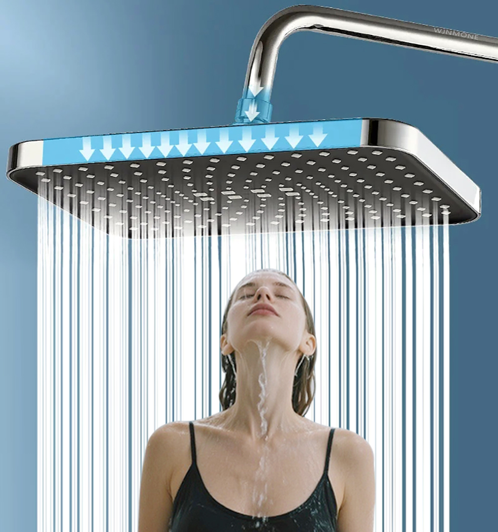 Soffione doccia a pioggia da 1 - Home Bathroom Taps recensione e prezzo