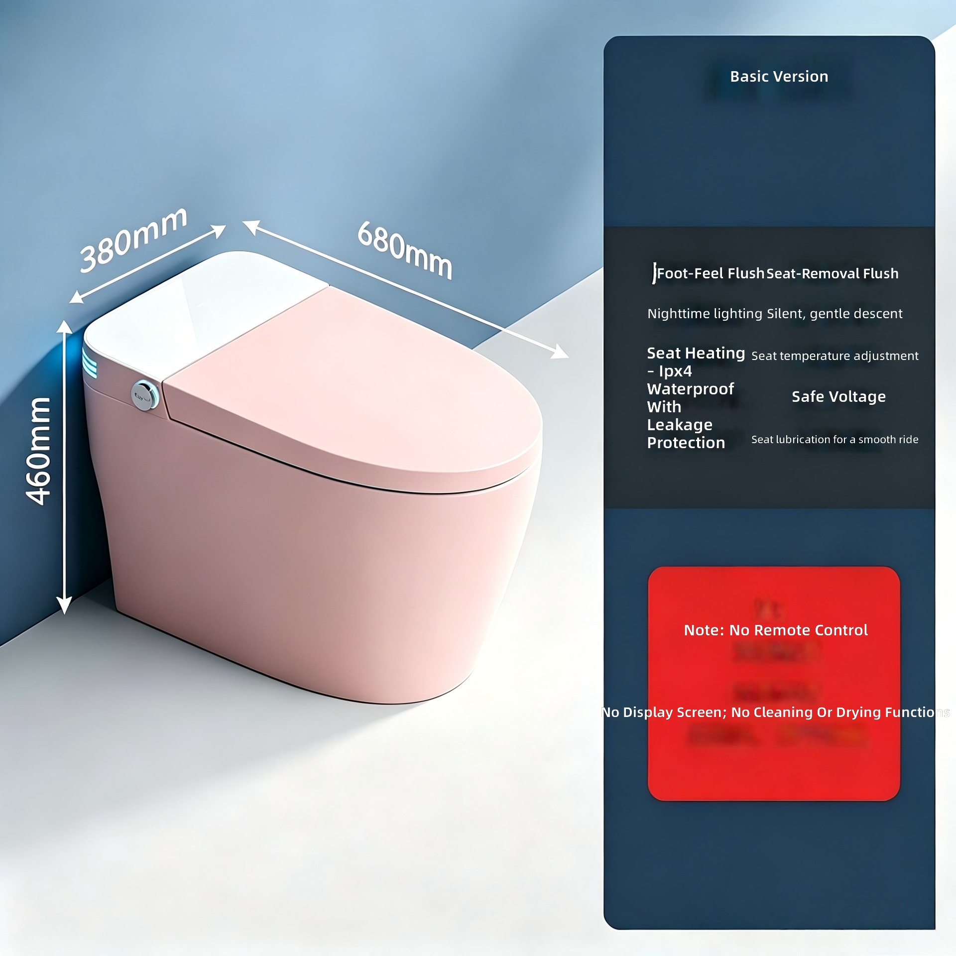 WC Intelligente, Rosa, Tutto-i - Home And Bathroom recensione e prezzo