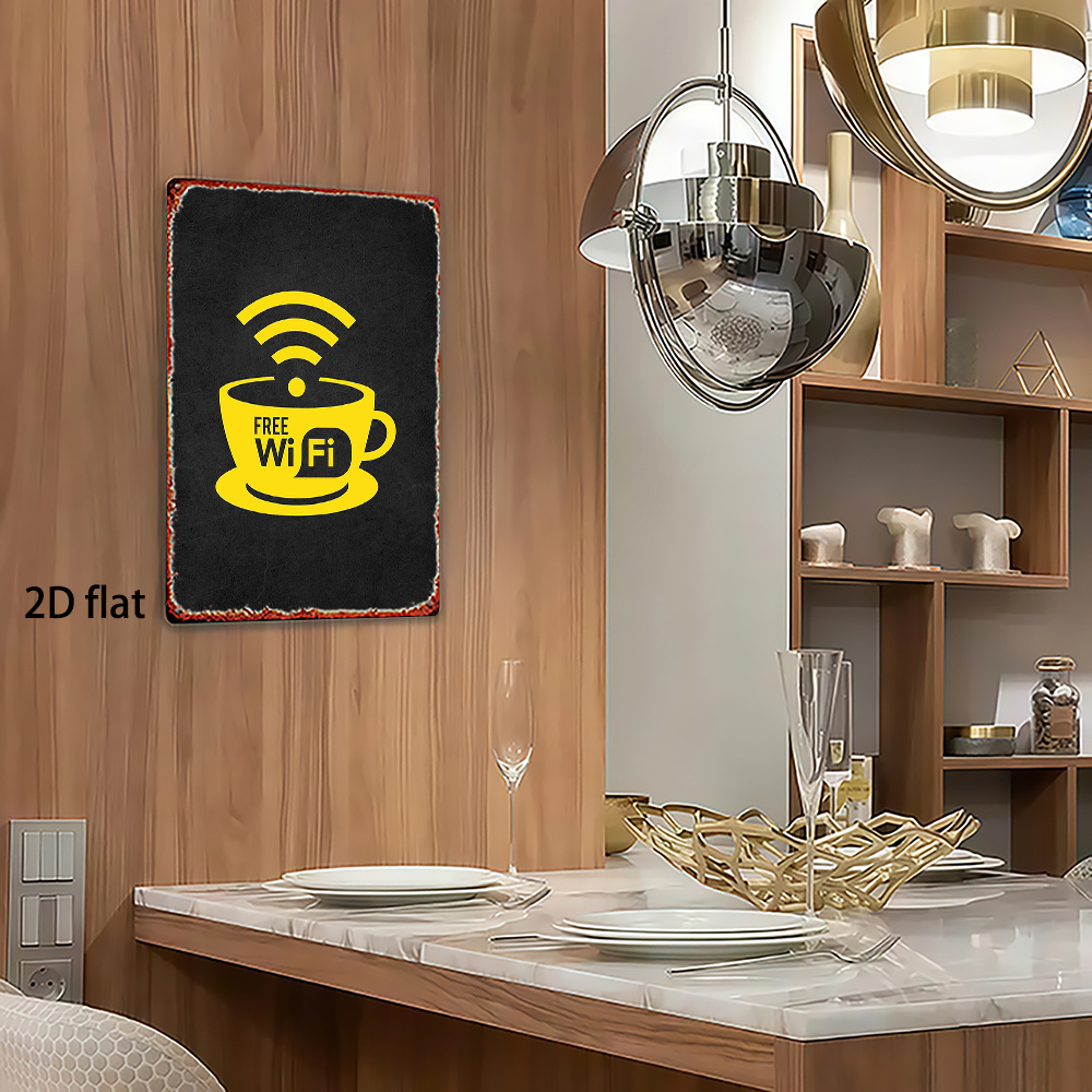 Targa in metallo vintage 2D, c - Home Decor Bathroom Ideas recensione e prezzo