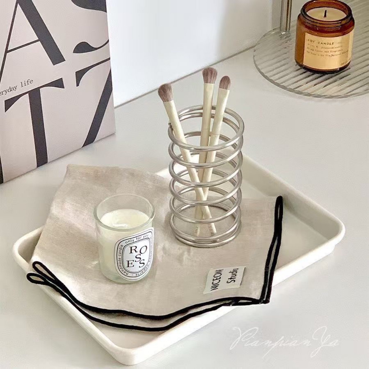 Portaspazzolino in Acciaio Ino - Tiny Home Bathroom Kit recensione e prezzo